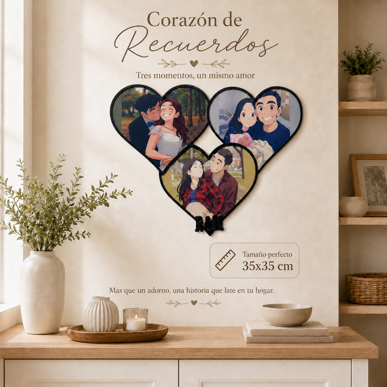 Cuadro corazones