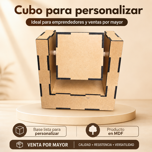 Cubo por mayor 6 unidades