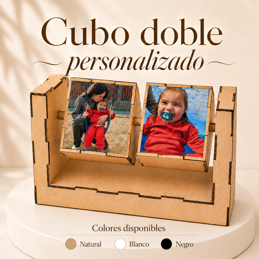 Cubo doble personalizado