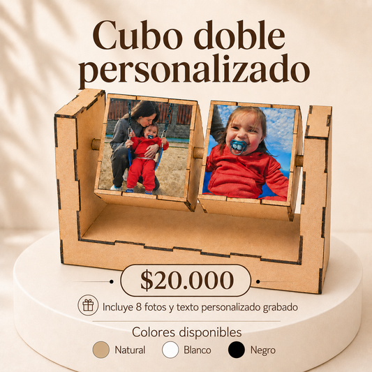 Cubo doble personalizado