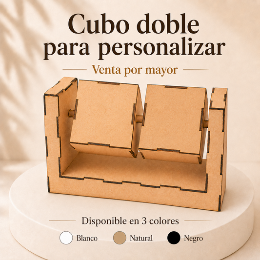 Cubo doble por mayor